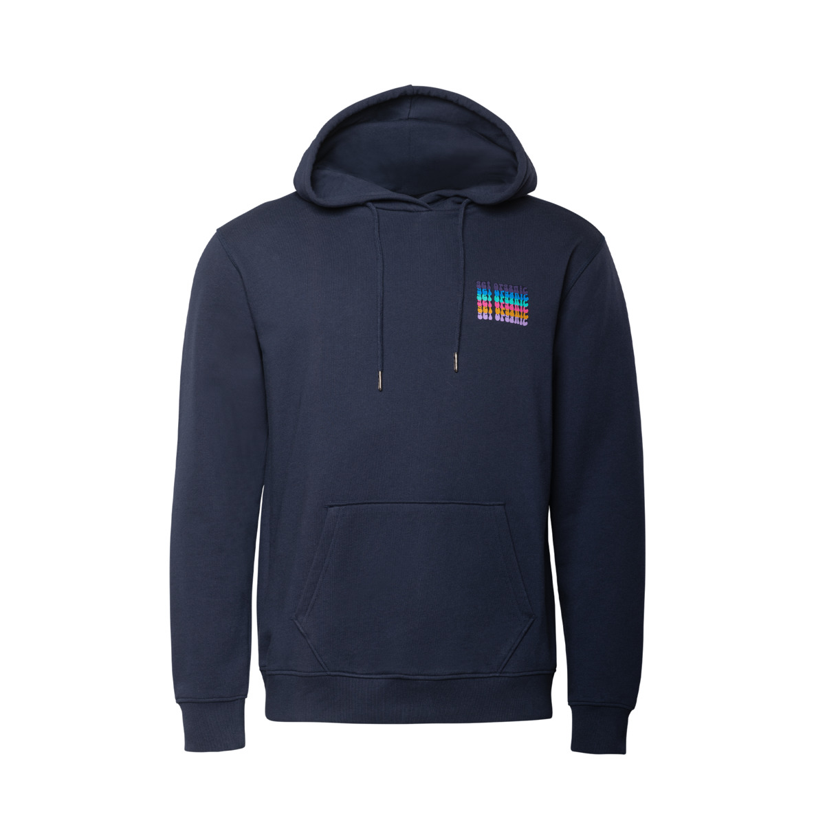 Hoodie in Blau aus Baumwolle