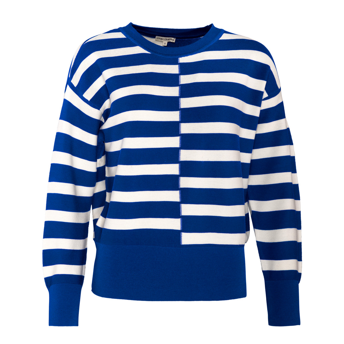Damen Pullover AZARA in Gestreift aus Baumwolle
