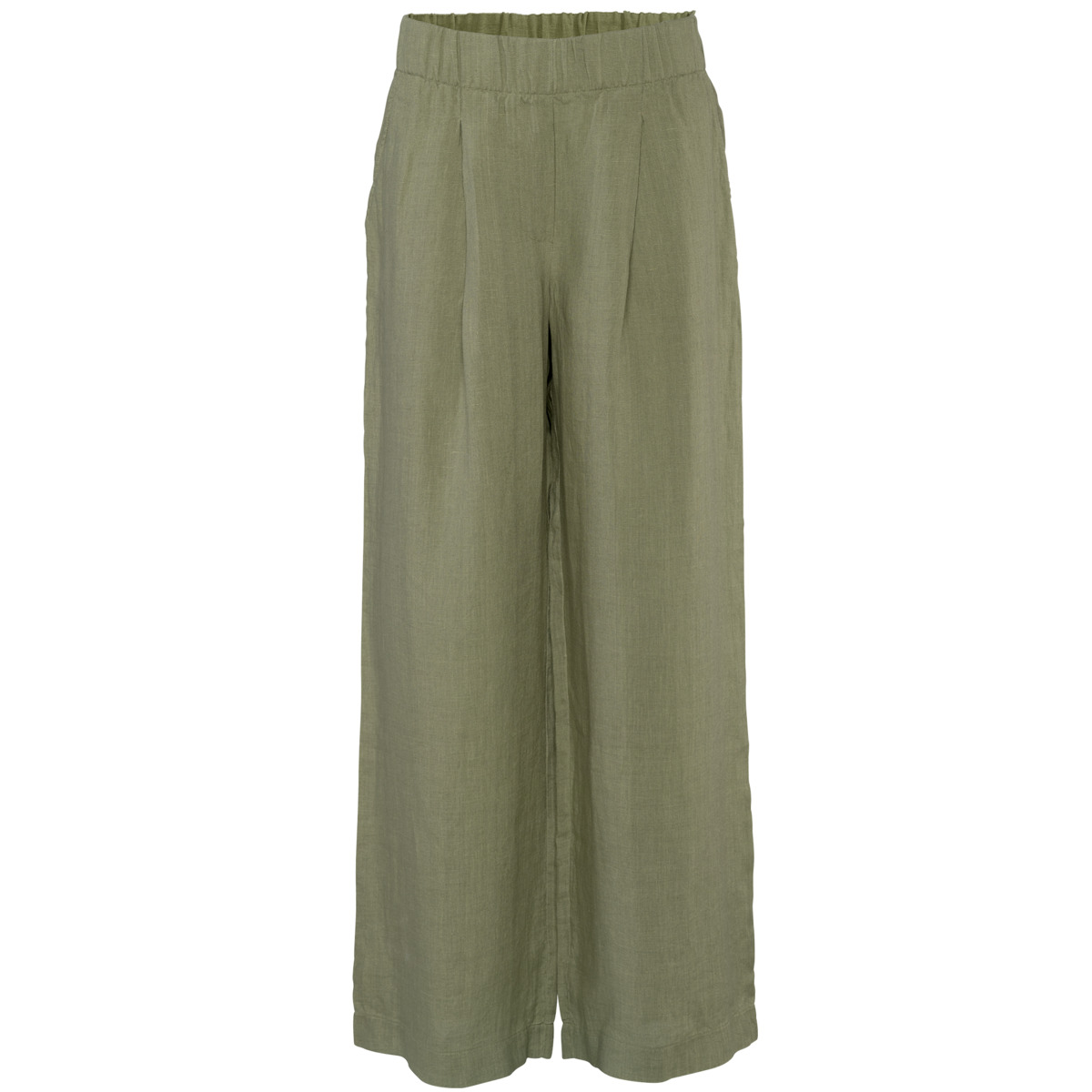 Damen Hose TOINI in Grün aus Leinen
