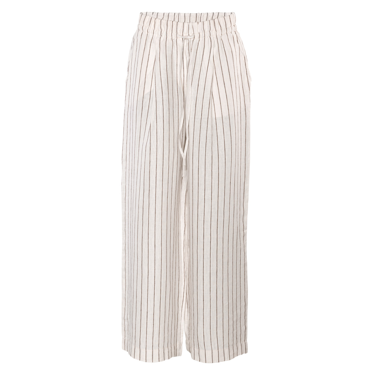 Damen Hose TAKARA in Gestreift aus Leinen
