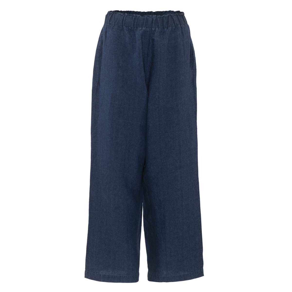 Damen Hose RAFAELA in Blau aus Leinen – nahtarm