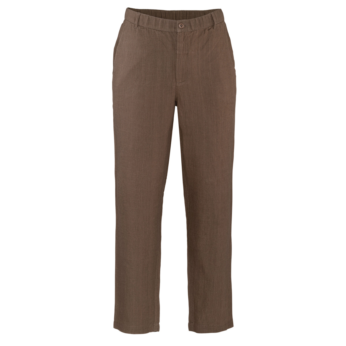 Herren Hose AYKE in Braun aus Leinen