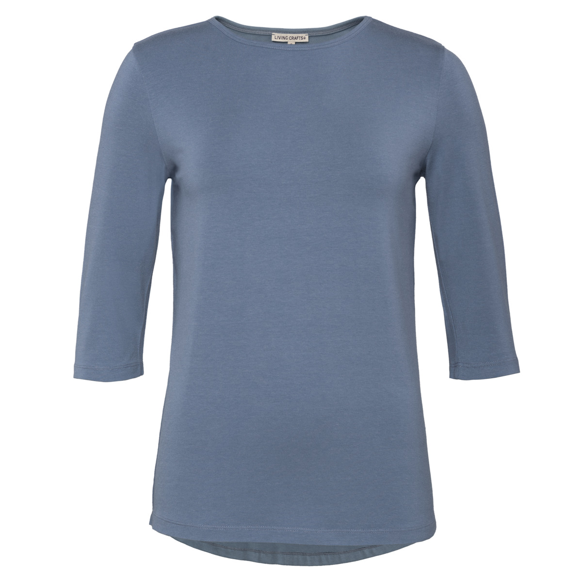 Damen T-Shirt TOVARA in Blau aus Modal mit Baumwolle