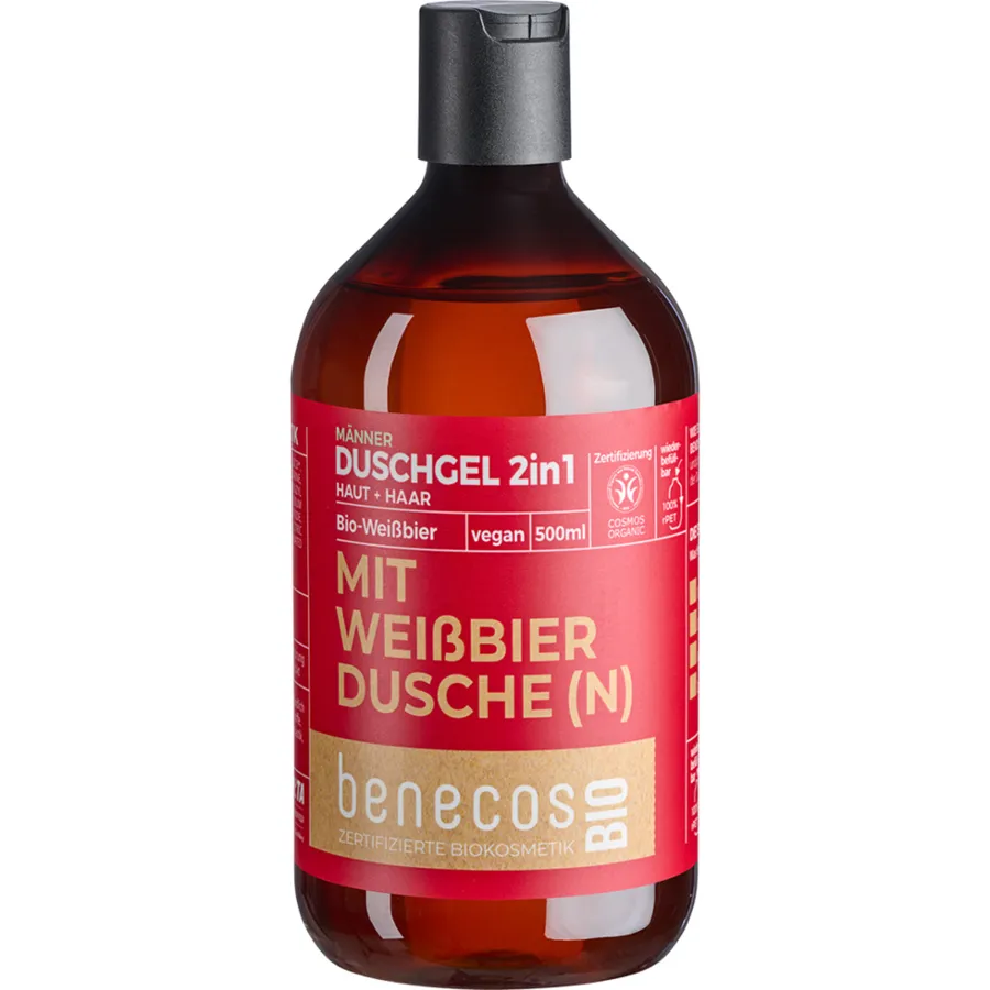 Duschgel 2in1 BIOWeißbier benecos in N/A