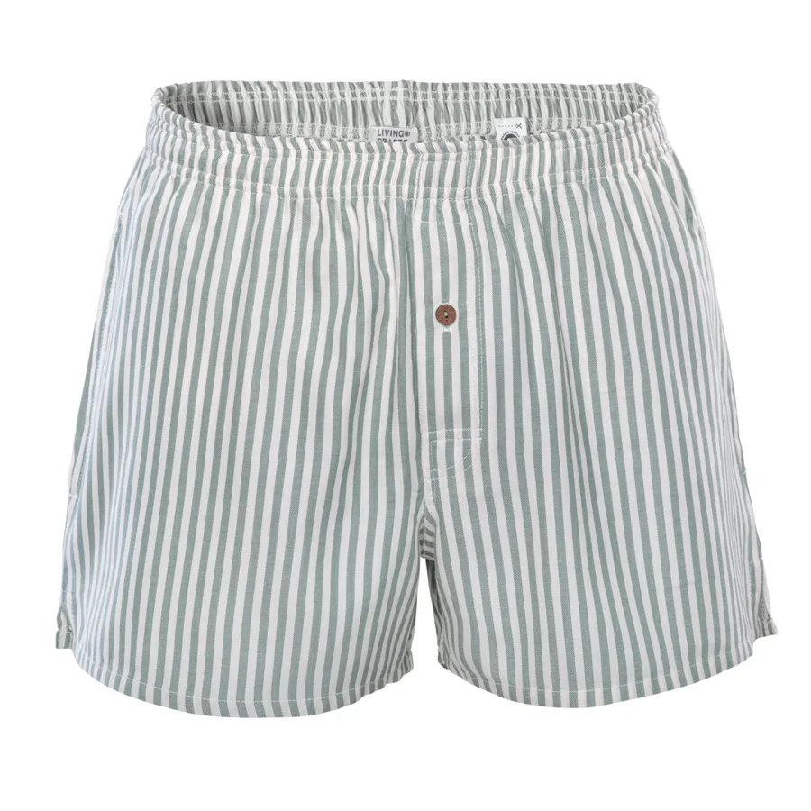 Herren Boxer-Shorts ADAMOS in Gestreift aus Baumwolle – nahtarm