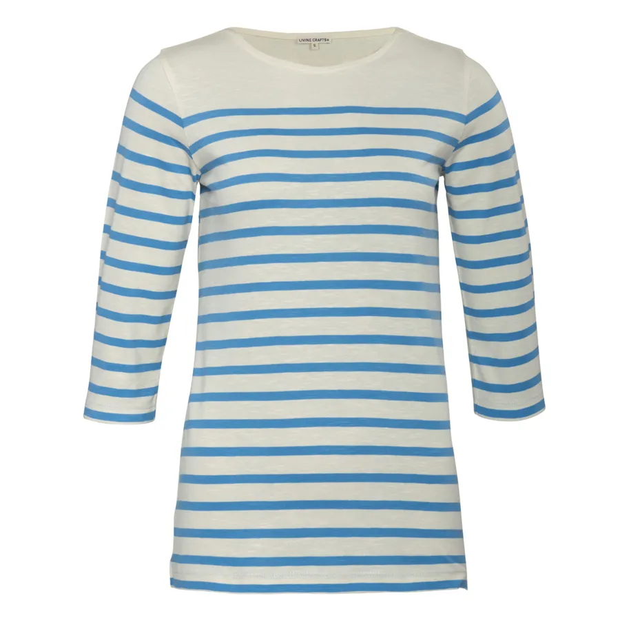 Damen T-Shirt TUANA in Gestreift aus Baumwolle – weich