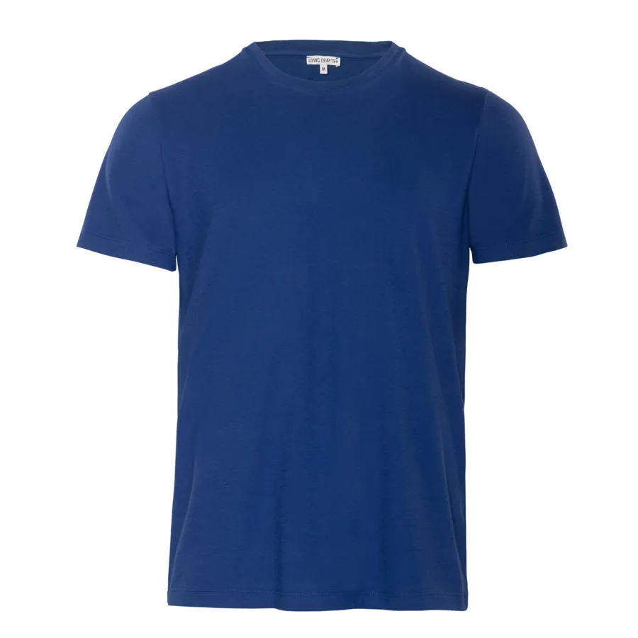 Herren T-Shirt THERREL in Blau aus Baumwolle – atmungsaktiv