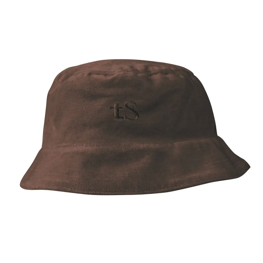 Damen Bucket-Hut GENNA in Chocolate aus Baumwolle – weich