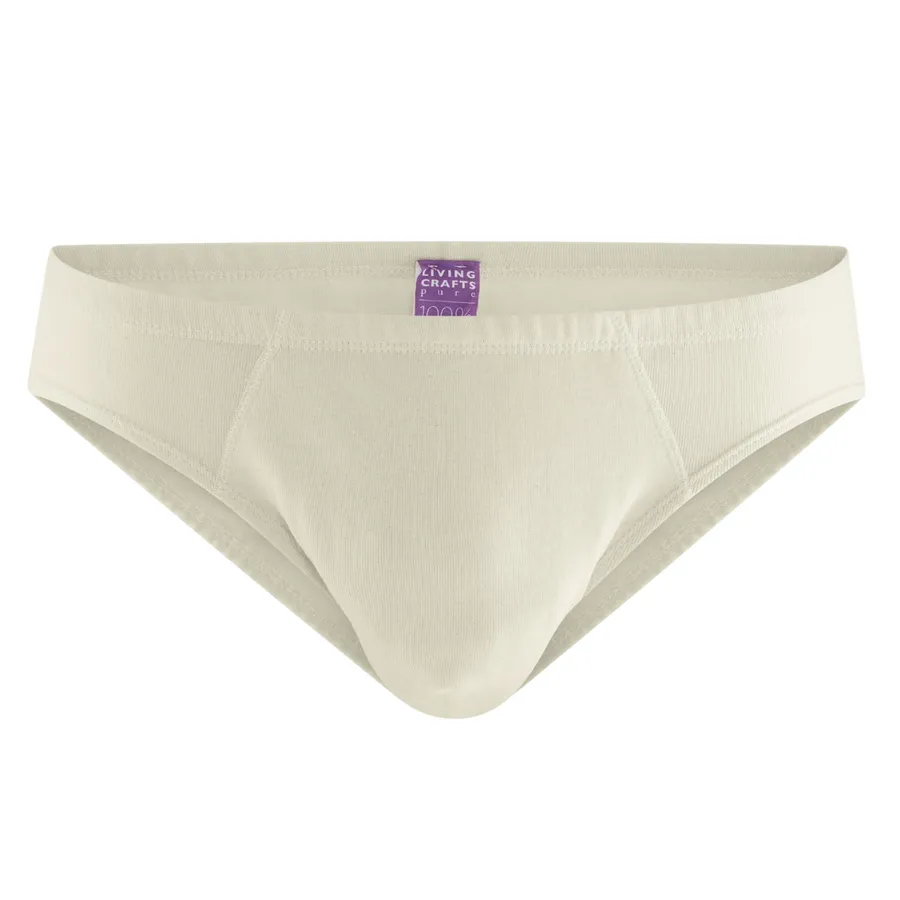 Herren Slip JAN in Beige aus Baumwolle – mit Ripp-Struktur