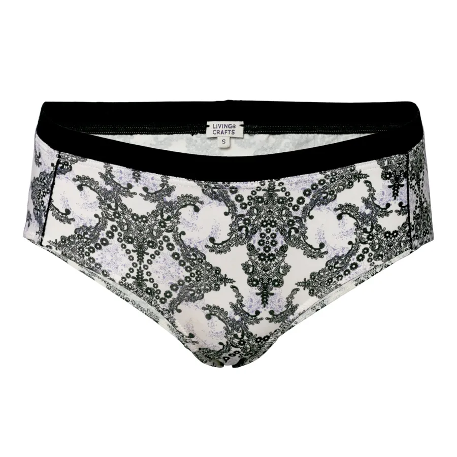 Damen Panty SOLANDIA in Gemustert aus Baumwolle mit Micro, Modal und Elasthan – weich