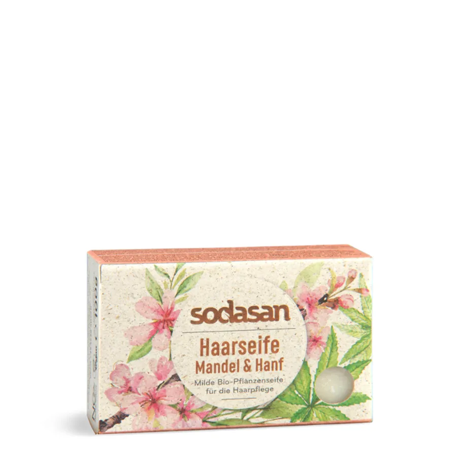 Haarseife Mandel & Hanf sodasan in N/A