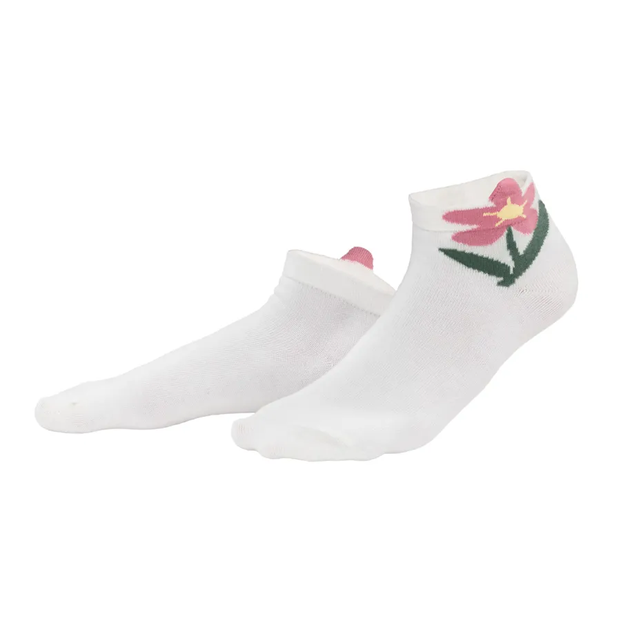 Damen Sneaker-Socken THYLA in Gemustert aus Baumwolle mit Polyamid und Elasthan – weich