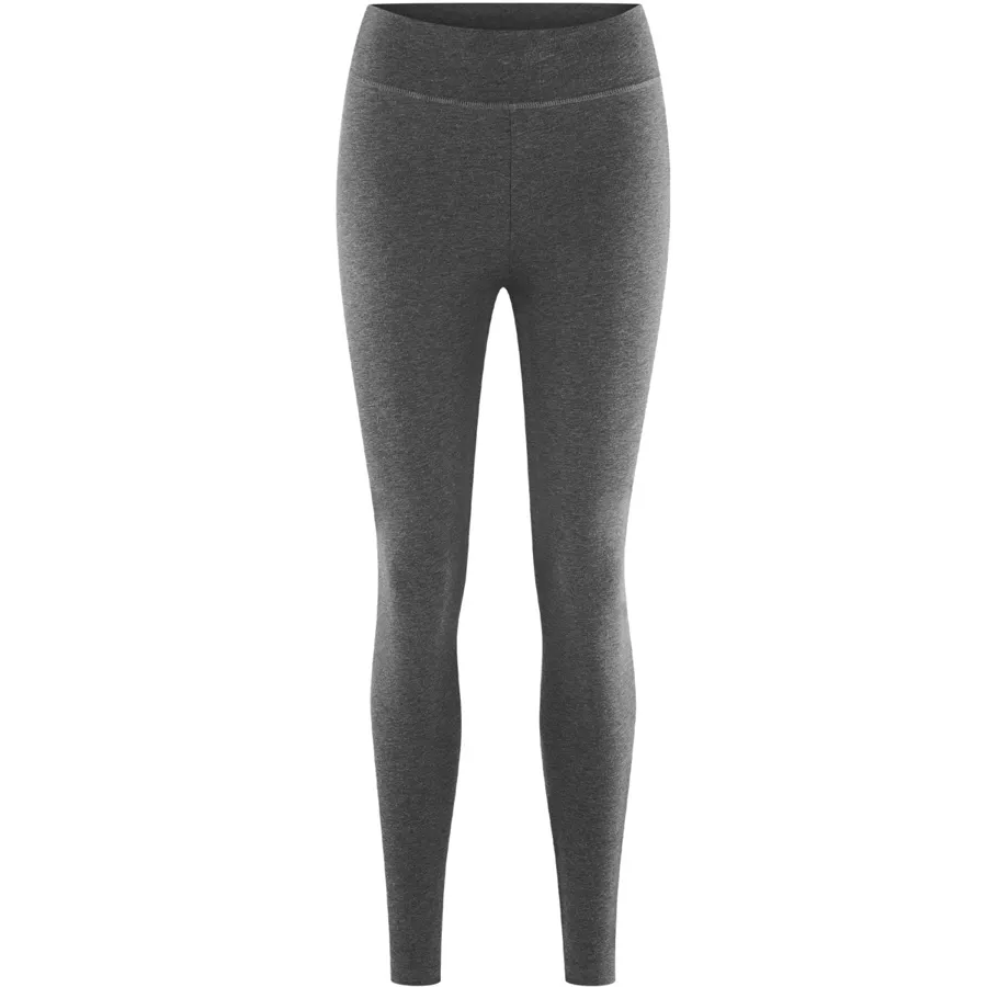 Damen Leggings LISA in Grau aus Baumwolle mit Elasthan – weich