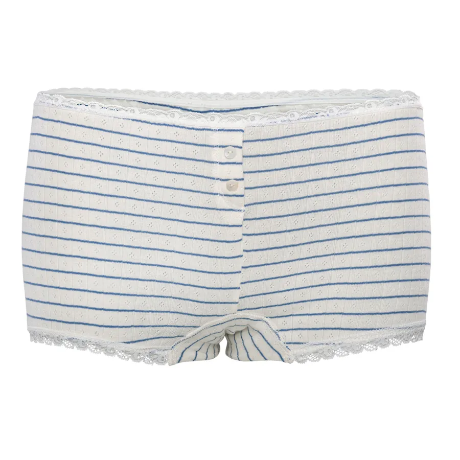 Damen Slip AYLISA in Gestreift aus Baumwolle – mit Stretch