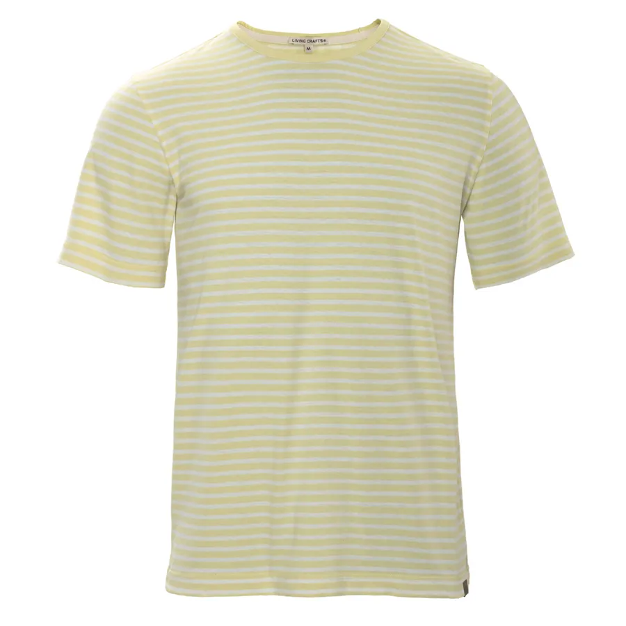 Herren T-Shirt ROCCO in N/A aus Baumwolle mit Leinen