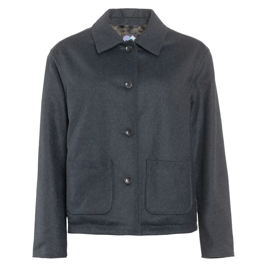 Damen Jacke CAJSA in Anthracite aus Baumwolle – weich