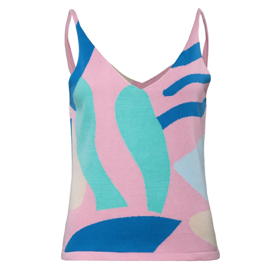 Damen Strick Top FIANNA in ART D aus Baumwolle