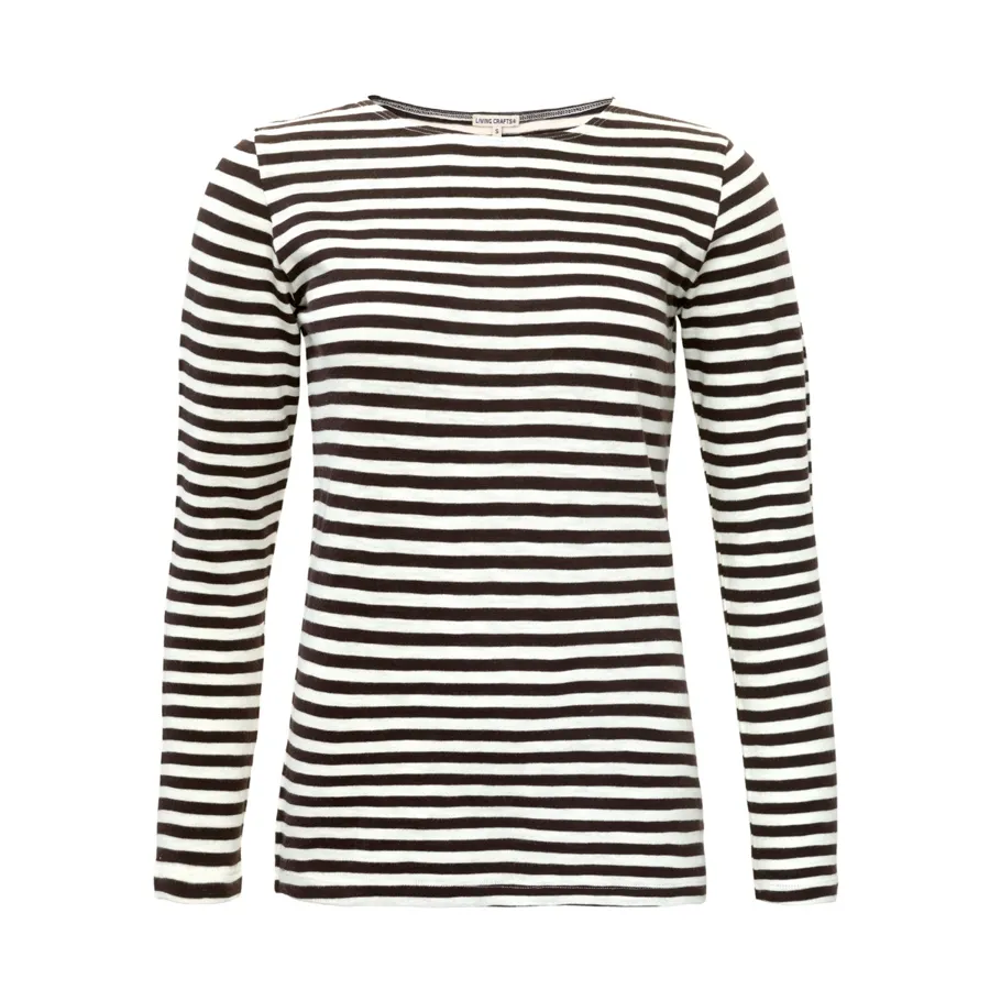 Damen Langarm-Shirt SINIA in Gestreift aus Baumwolle