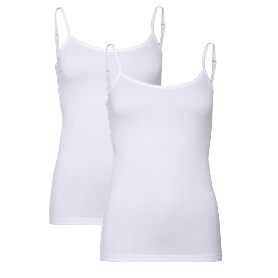 Damen Spaghettiträger-Top, 2er Pack - LIVING CRAFTS