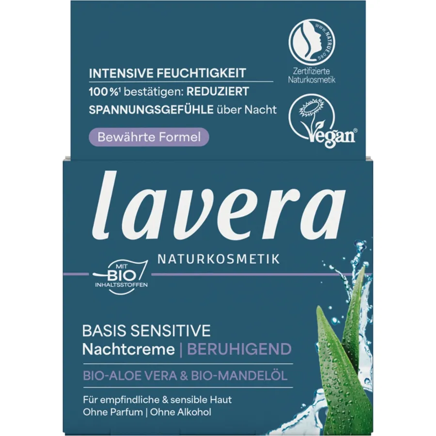 Bas.Sen.Ber.Nachtcreme lavera in N/A – atmungsaktiv