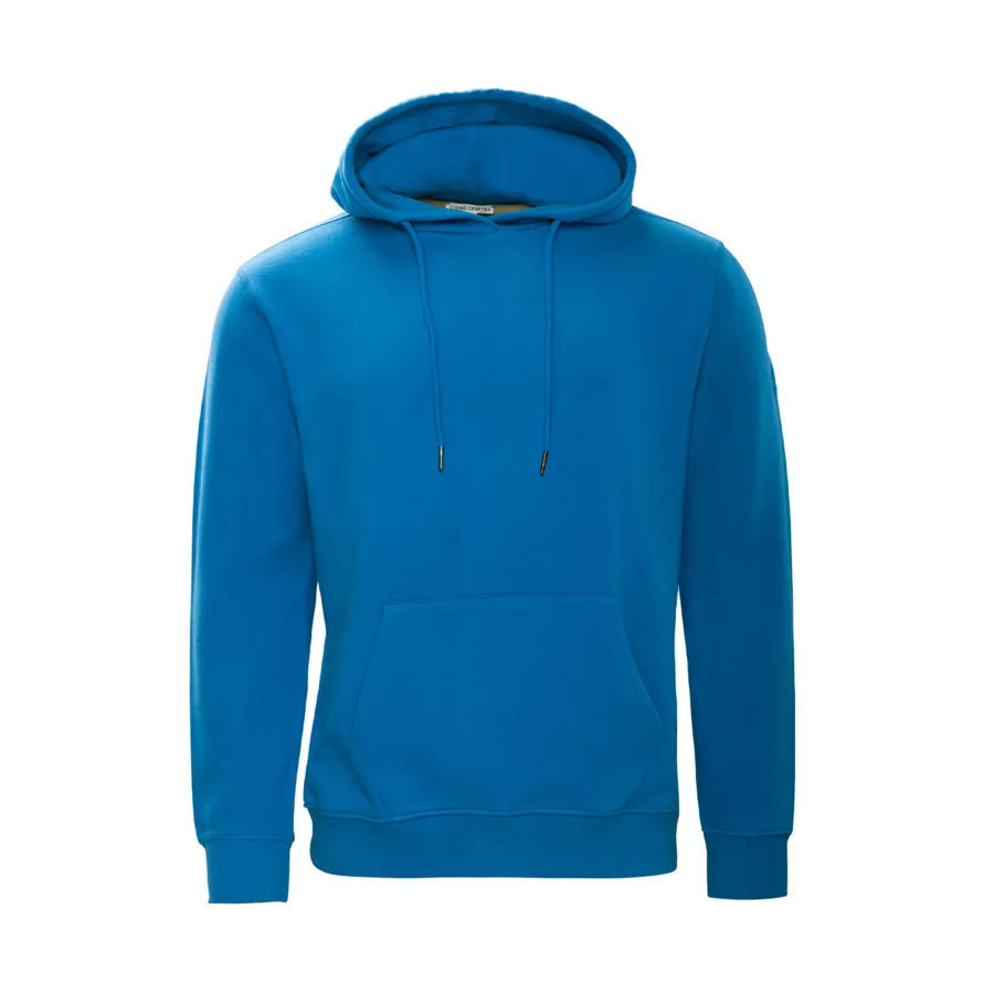 Herren Kapuzenpullover SASSO in Blau aus Baumwolle – warm