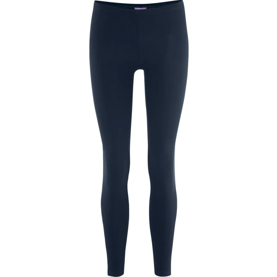 Damen Leggings ANNEDORE in Blau aus Baumwolle mit Elasthan – nahtarm