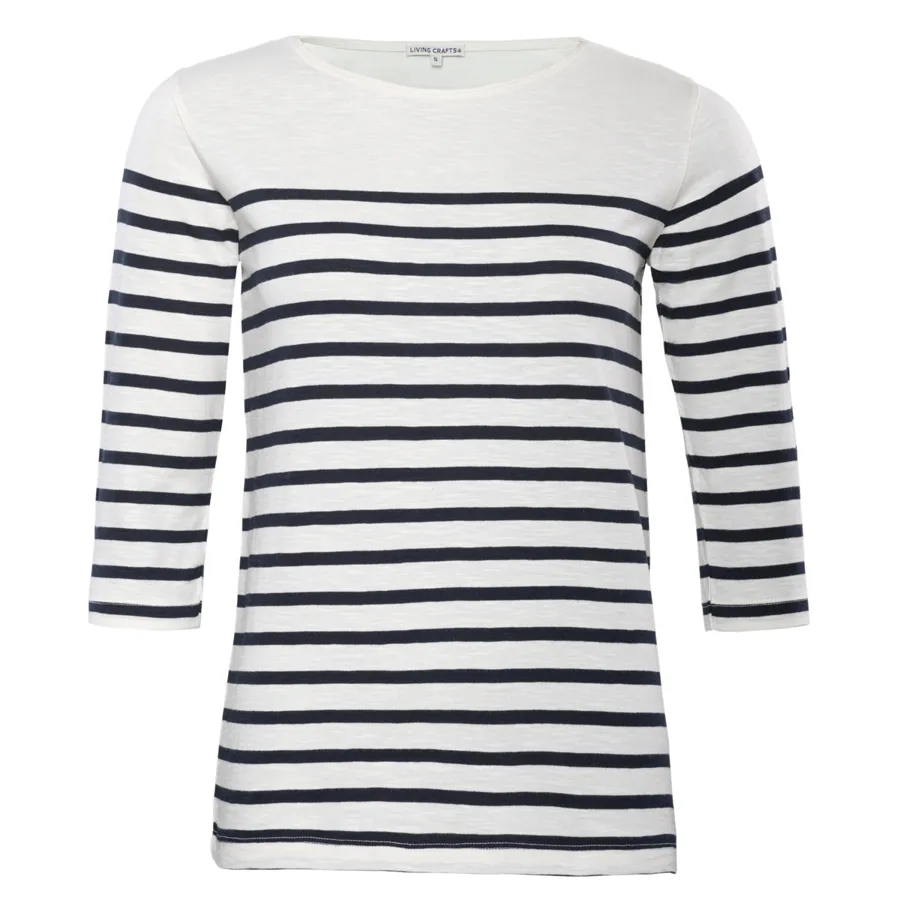 Damen T-Shirt ALEVA in Gestreift aus Baumwolle