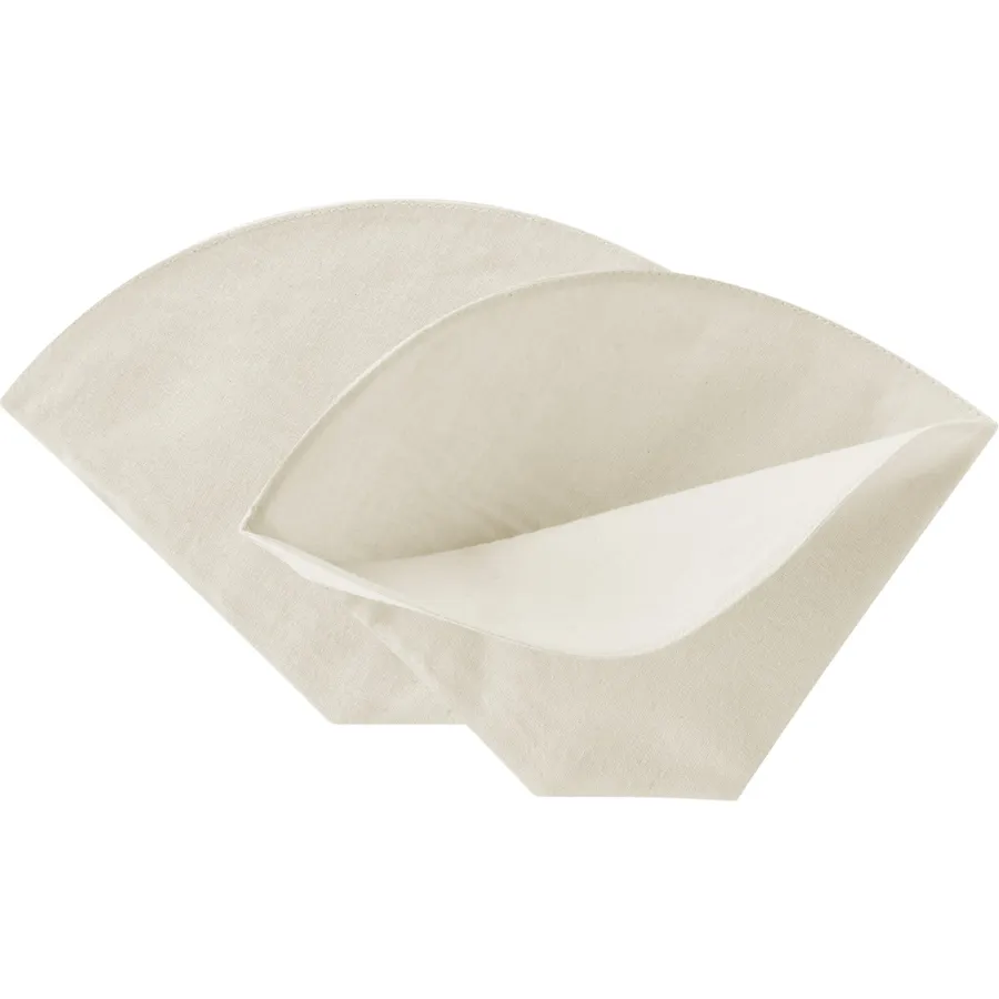 Kaffeefilter, 2er-Pack HAMBURG in Beige aus Baumwolle – atmungsaktiv