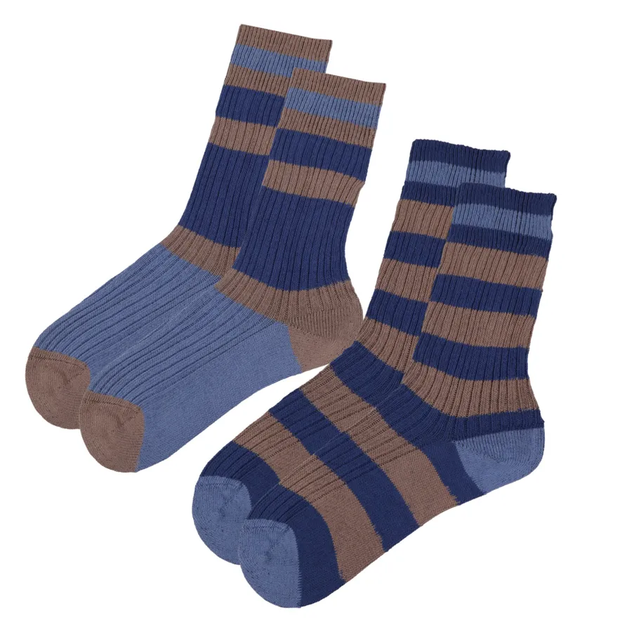 Unisex Socken, 2er Pack - LIVING CRAFTS