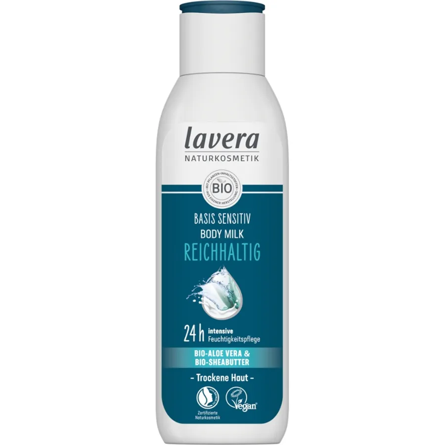 Unisex Basis Sen Body Milk Reich lavera in N/A – atmungsaktiv