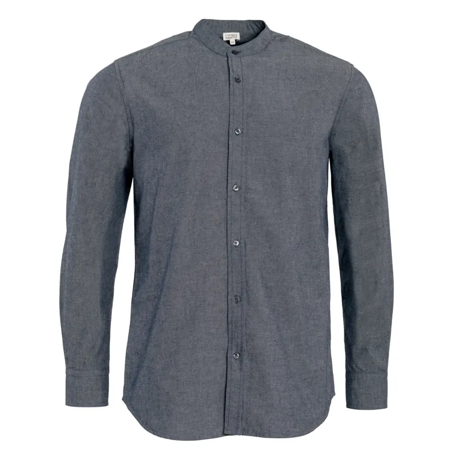 Herren Hemd PERRY in Blau aus Baumwolle