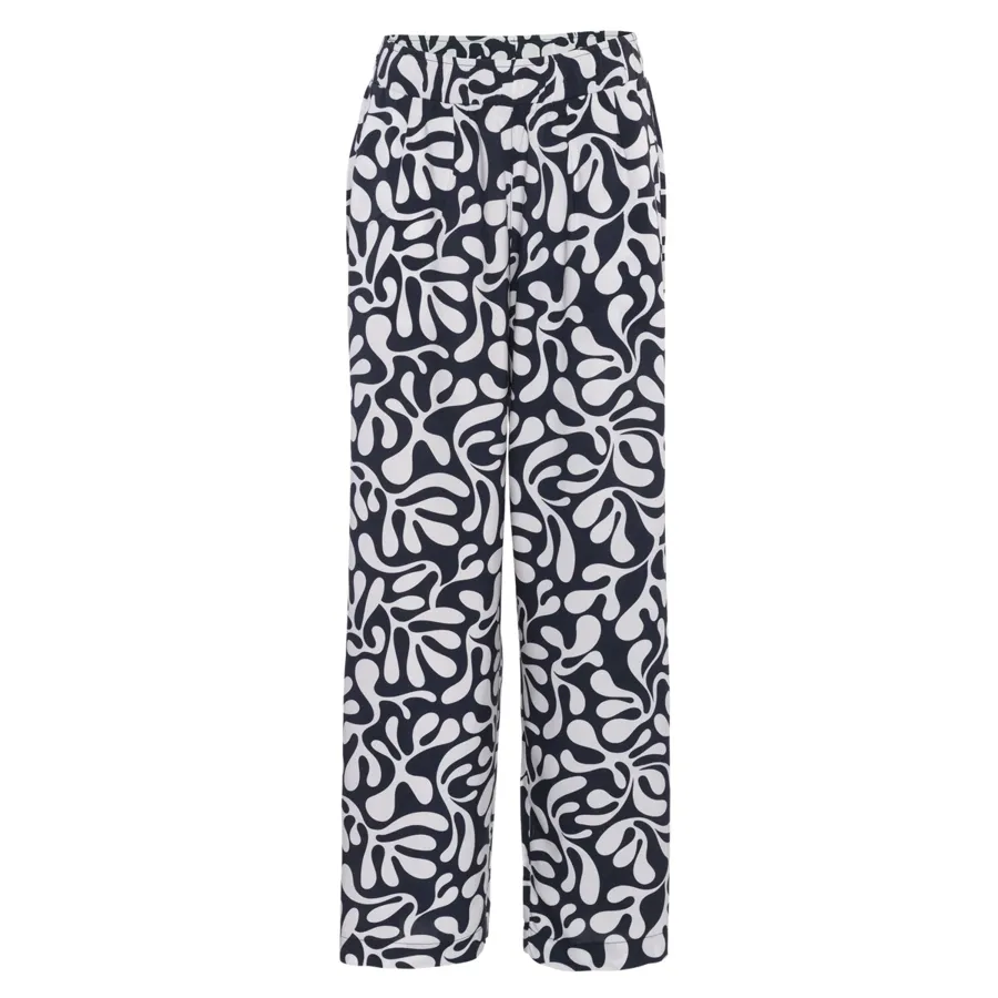 Damen Hose MALOU in Gemustert aus Viskose – mit Stretch
