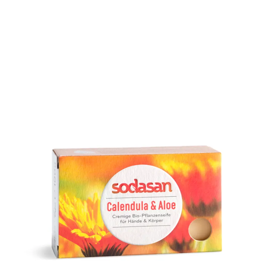 Bar Soap Calendula & Aloe sodasan in N/A – weich