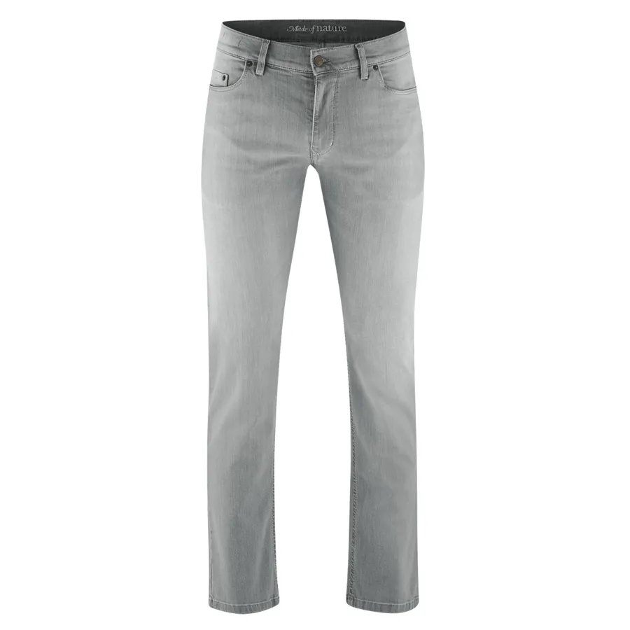 Herren Jeans BOSCO in Grau aus Baumwolle mit Elasthan – mit Stretch