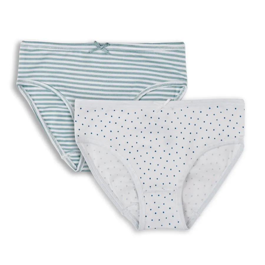Kinder Mädchen-Unterhosen, 2er Pack - LIVING CRAFTS