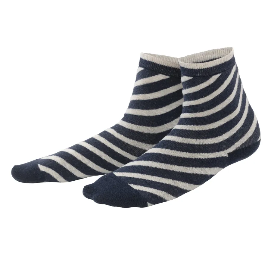 Damen Socken Taletta in Gestreift aus Baumwolle mit Elasthan – weich