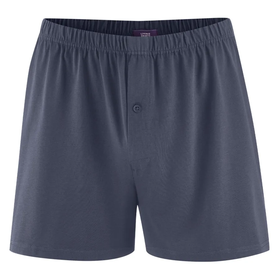 Herren Boxer-Shorts BEN in Blau aus Baumwolle – nahtarm