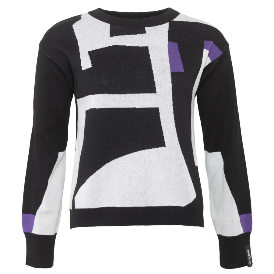 Damen Pullover ALAYRA in Art 5 aus Baumwolle – mit Ripp-Struktur