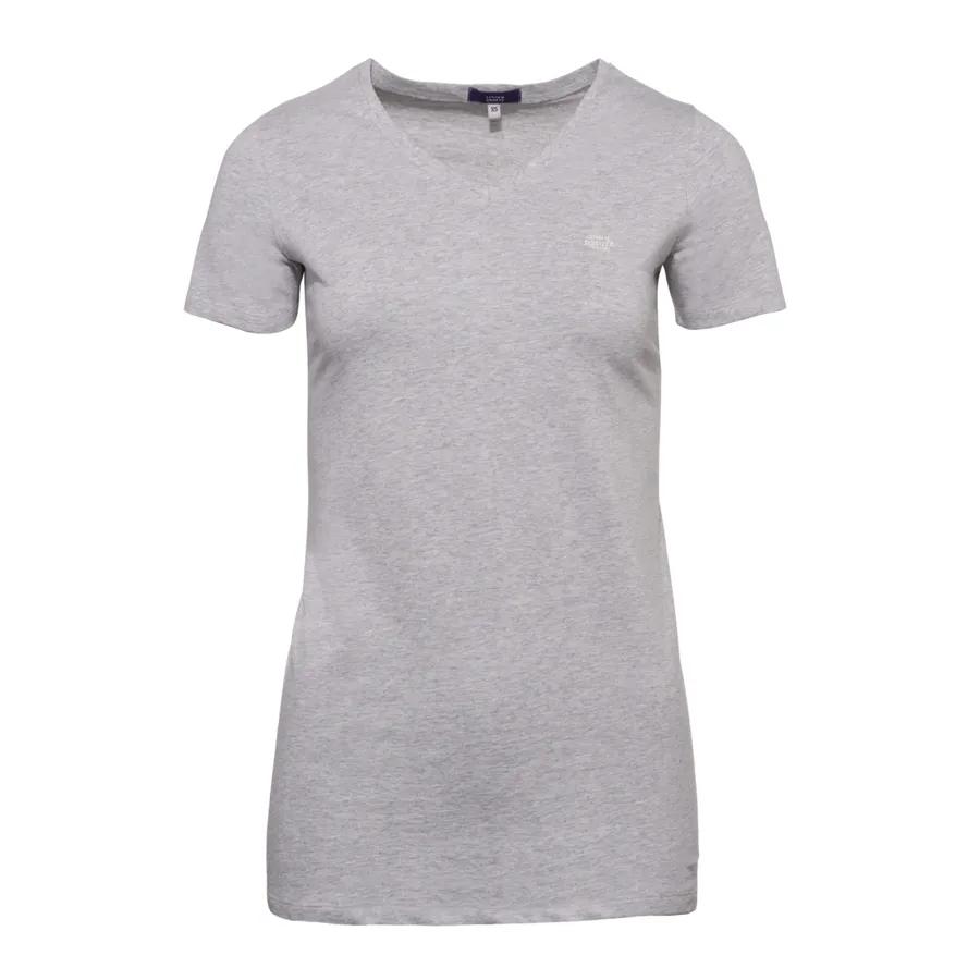 Damen Schlaf-Shirt MARA in Grau aus Baumwolle – mit Ripp-Struktur