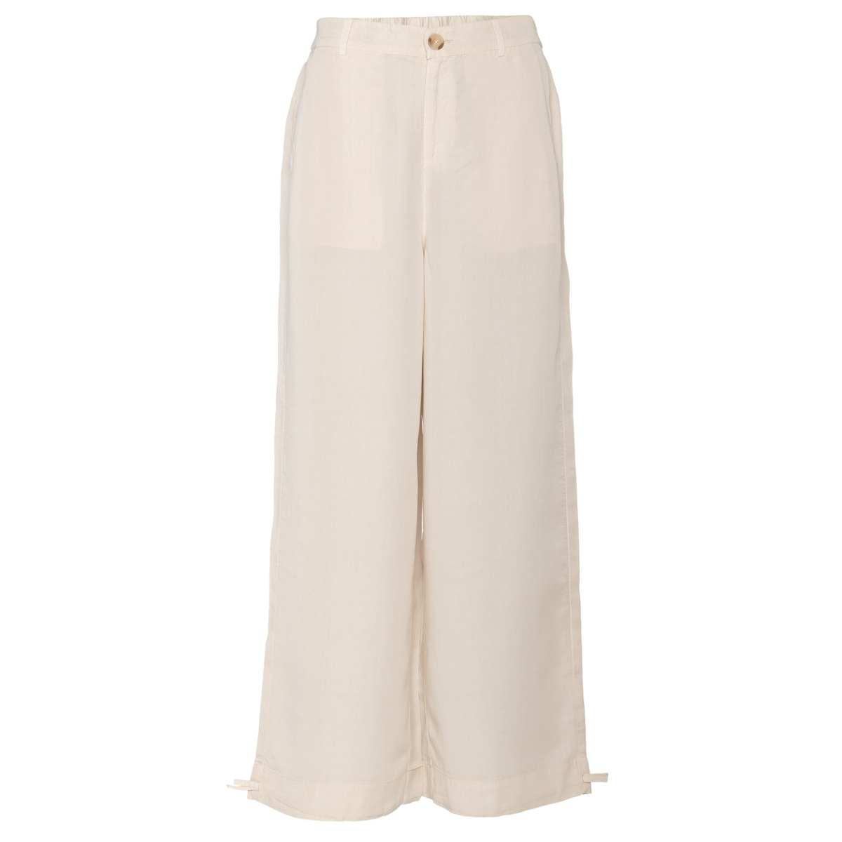 Damen Hose FJELLA in Sand aus Lyocell – mit Stretch